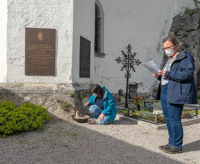 Kürzlich fand in Spital am Pyhrn eine Corona-konforme Gedenkfeier für die Kinder statt. | Foto: Jack Hajes