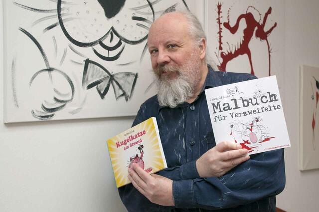 Leopoldstädter Christian Feichtinger schafft Cartoons der besonderen Art, "doofe Schnuckiputzikitschbildchen" sind nicht sein Fall.