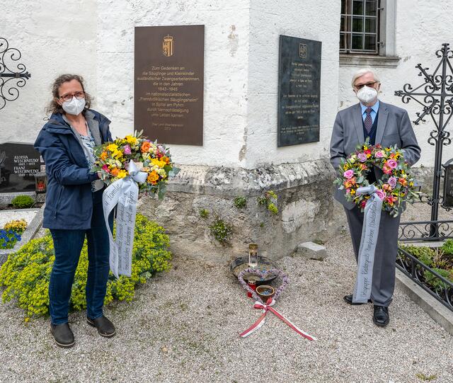Kürzlich fand in Spital am Pyhrn eine Corona-konforme Gedenkfeier für die Kinder statt. | Foto: Jack Hajes