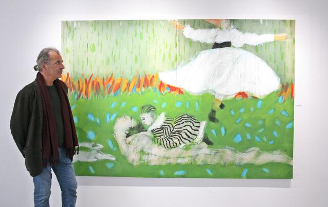 Maurizio Bonato erzählt in seinen Bildern magische Geschichten und eröffnet damit viel Raum für Fantasie und Deutung.  