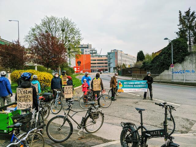 Sichere Radwege auch in Döbling - das ist die Forderung des "Radausflugs". | Foto: XR Wien