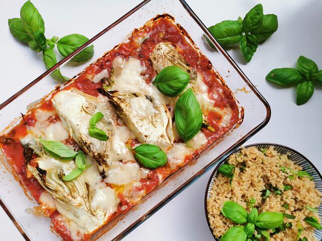 gebackener Fenchel in Tomatensauce | Foto: Katrin Ebetshuber