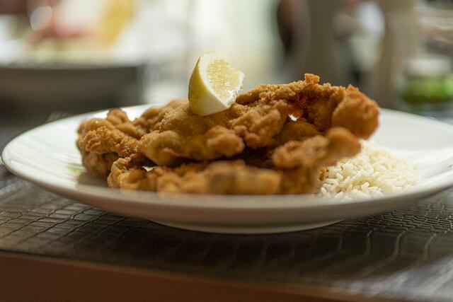 Des Leobeners Lieblingsgericht: Ein original Wiener Schnitzel vom Kalb | Foto: Klaus Pressberger
