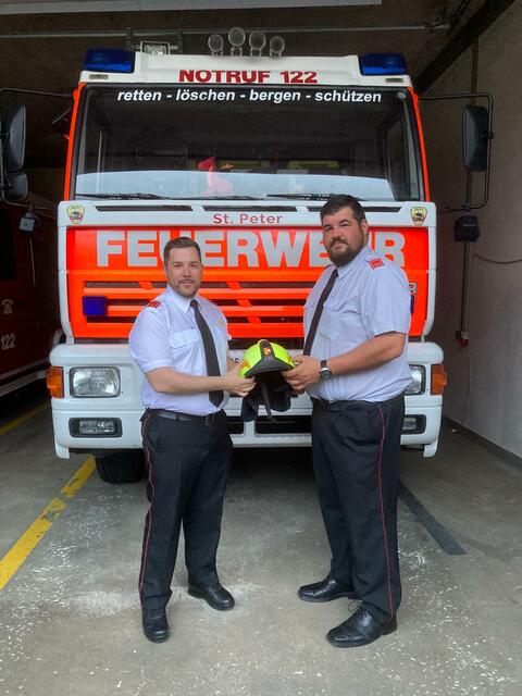 Christoph Lindl wurde zum Kommandant und Michael Kristan zu seinem Stellvertreter gewählt.  | Foto: KK