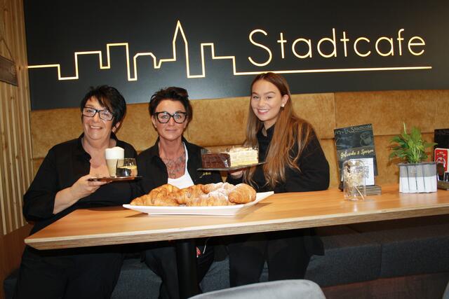 Das Team vom Stadtcafe Spittal: Chefin Svetlana Thaler, Karin Brandstätter und Janine Thaler | Foto: RMK