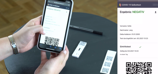 Screenshot aus dem Erklär-Video des Landes OÖ: Im Idealfall ist der Test negativ. Bislang wurden zehn positive Tests registriert. | Foto: land-oberoesterreich.gv.at/246667.htm