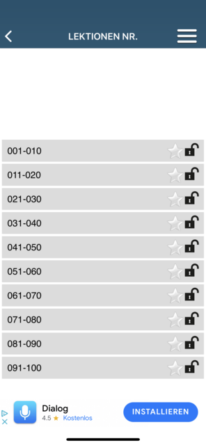 Unser App-Tipp der Woche "50 Sprachen – 50 languages" ist eine App bei der man spielerisch in eine neue Sprache eintauchen kann. Die App ist für IOS und Android kostenlos. | Foto: Screenshot