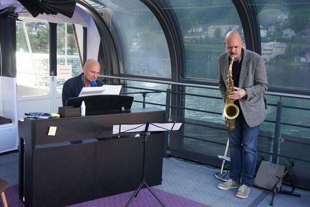 Harmonie: Schauspieler Clemens Matzka und Musiker Michael Erian.  | Foto: Foto: RMK 