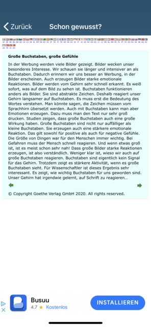 Unser App-Tipp der Woche "50 Sprachen – 50 languages" ist eine App bei der man spielerisch in eine neue Sprache eintauchen kann. Die App ist für IOS und Android kostenlos. | Foto: Screenshot