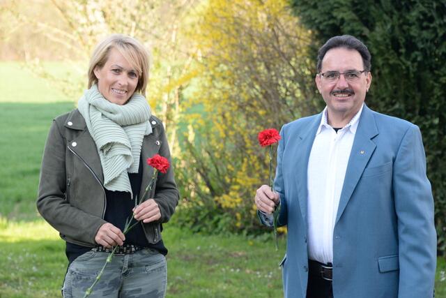 SPÖ-Vorsitzende Michaela Traxler und Bürgermeisterkandidat Bürgermeister Erich Wahl. | Foto: SPÖ St. Georgen/Gusen