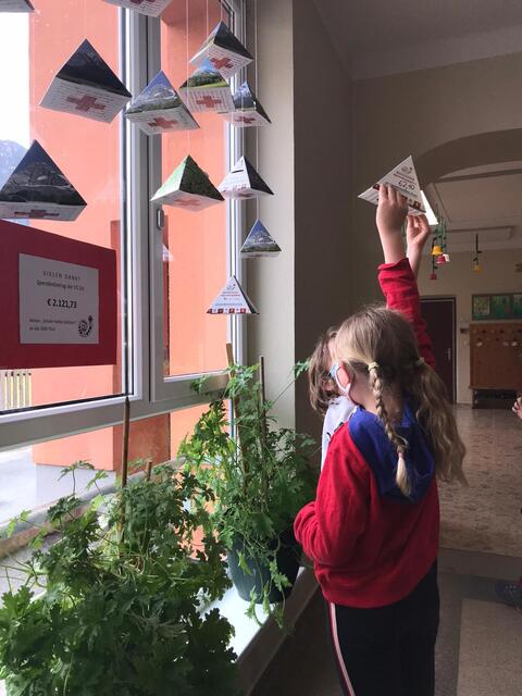 Die Zirler Volksschüler sammelten fleißig Spenden. | Foto: VS ZIRL