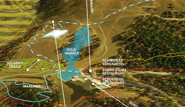 Das neue Areal der Erlebniswelt Goldwasser