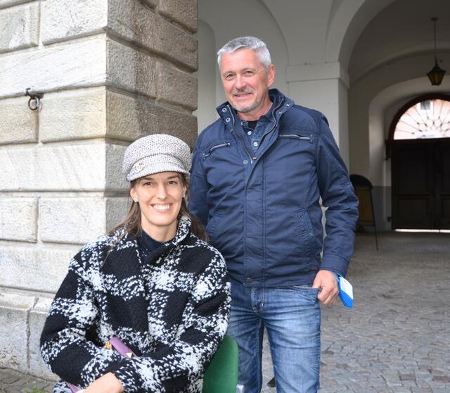 Präsidentin Andrea Samonigg-Mahrer mit Vizebürgermeister Claus Faller