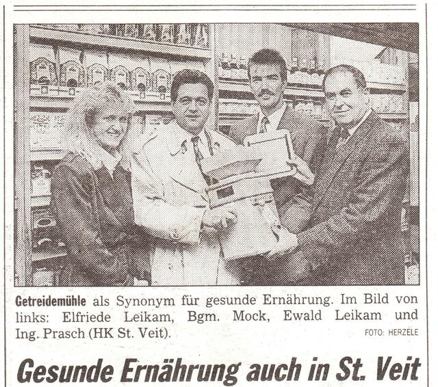 Vor 30 Jahre eröffnete das Geschäft am Unteren Platz in St. Veit.  | Foto: Privat