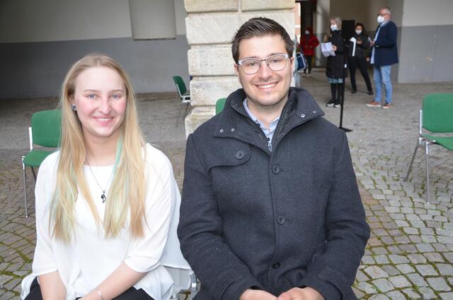 Aus Spittal:  Paulina Heller und Kulturreferent Lukas Gradnitzer