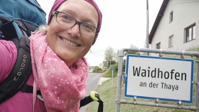 Ihr erster Streckenabschnitt entlang des E8 führte Aina Miriam Geber ausgehend von Retz durch das Waldviertel. | Foto: Aina Geber