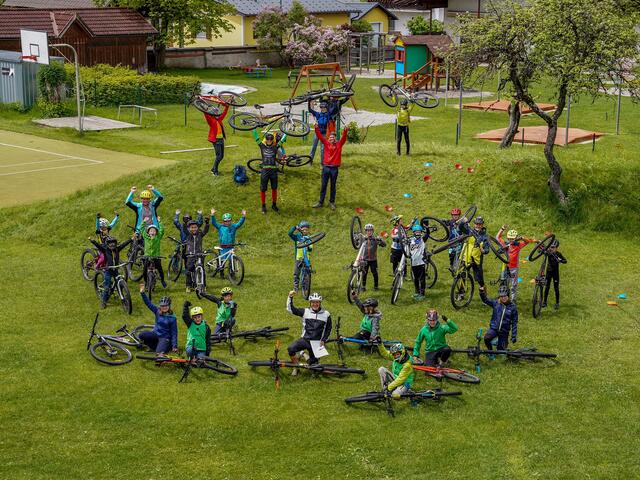 Das MTB-Training in Bad Goisern erfreute sich großer Beliebtheit.
