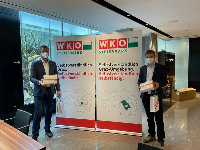 Ausgegeben wird in der WKO: Viktor Larissegger und Jan Tschofen. | Foto: WKO