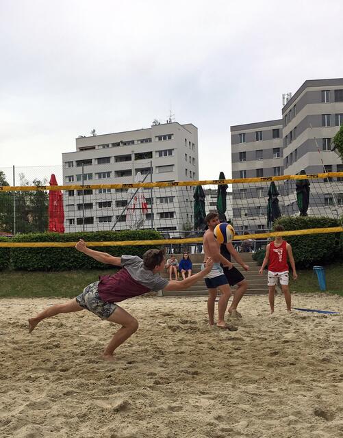 Ein Beachvolleyballturnier wird parallel zum Rahmenprogramm laufen.