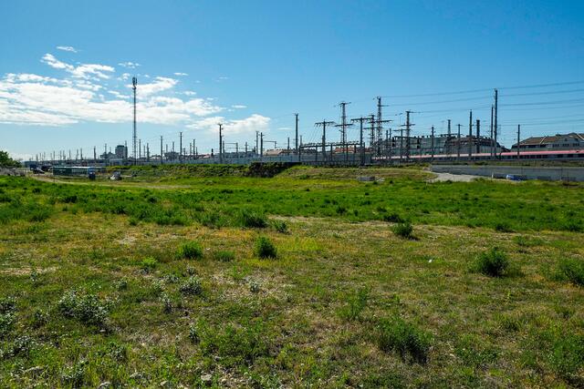 Im Hintergrund sind die Dächer Margaretens zu sehen.