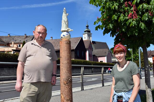 Unter dem Motto 'Was ist normal' wird die Stadt Grein zu einem Galerieraum. 40 Jahre Lebenshilfe Grein.  | Foto: Robert Zinterhof