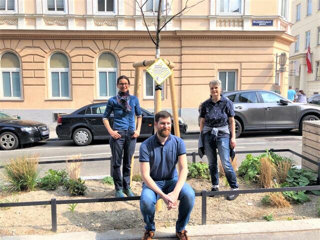 "1.000 Blätter mehr" setzt sich für Währinger Bäume ein. | Foto: Agenda 18