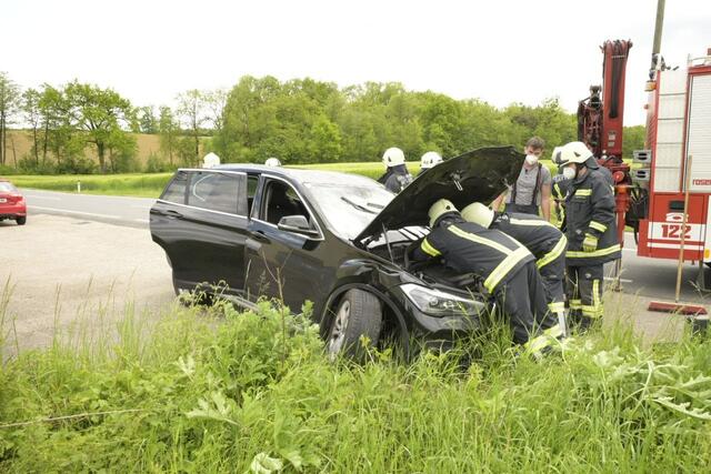 Der Unfall passierte am Samstag, 28. Mai 2021, gegen 13:34 Uhr auf der B122 bei Sattledt. | Foto: Team Fotokerschi.at/Neulinger