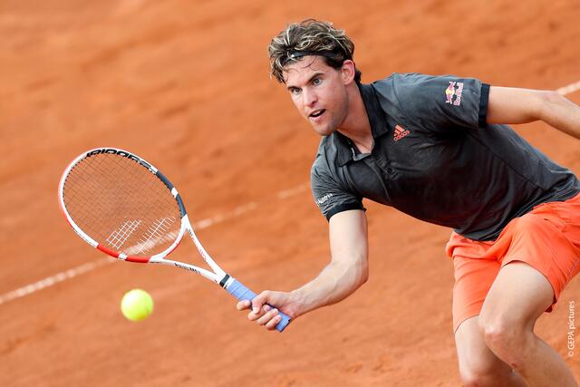 Der Niederösterreicher Dominic Thiem ist am Sonntag sensationell gleich in der 1. Runde der mit 34,37 Millionen Euro dotierten French Open 2021 ausgeschieden. | Foto: GEPA pictures