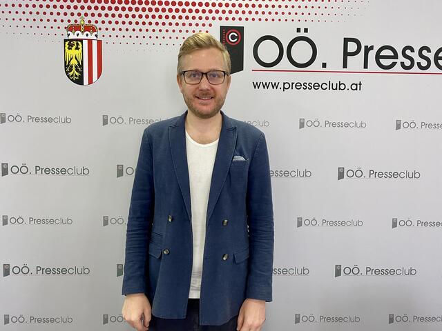 "Beste Partei Oberösterreich"-Initiator David Packer stellte sein Vorhaben am 31. Mai im Linzer Presseclub vor.