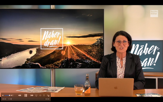 Diese Woche führt unsere stellvertretende Chefredakteurin Karin Zeiler durch die Sendung.  | Foto: Screenshot