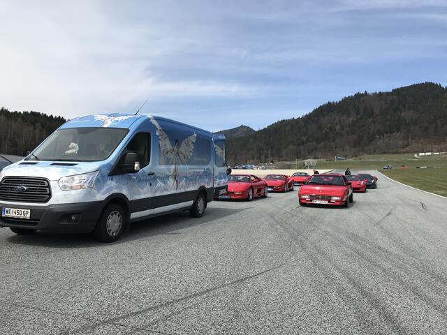 Ein Traum wurde war: Der Ferrari-Fan Jürgen am Red Bull Ring in Spielberg. | Foto: Rollende Engel