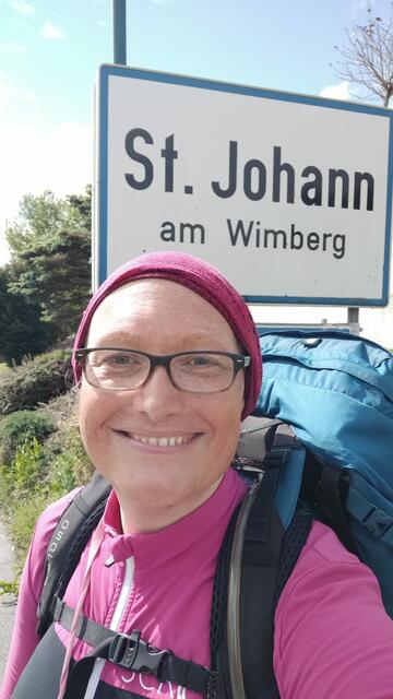 Nach 380 Kilometern quer durch das Wald- und Mühlviertel geht die Welser Weitwanderin nach rund zwei Wochen bei Oberkappel über die Grenze. | Foto: Aina Geber