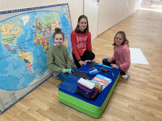 Johanna, Valentina und Johanna waren mit viel Freude bei der TrinkWasser!Schule dabei. | Foto: VS Maria Alm