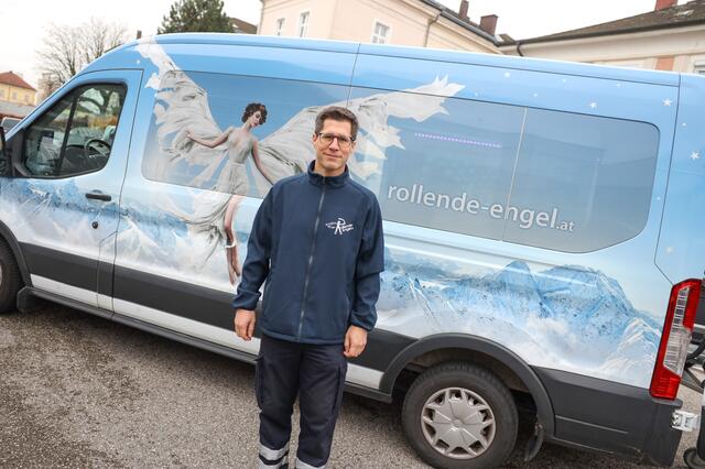 Florian Aichhorn, der Gründer der „Rollenden Engel“. | Foto: laumat.at/Matthias Lauber