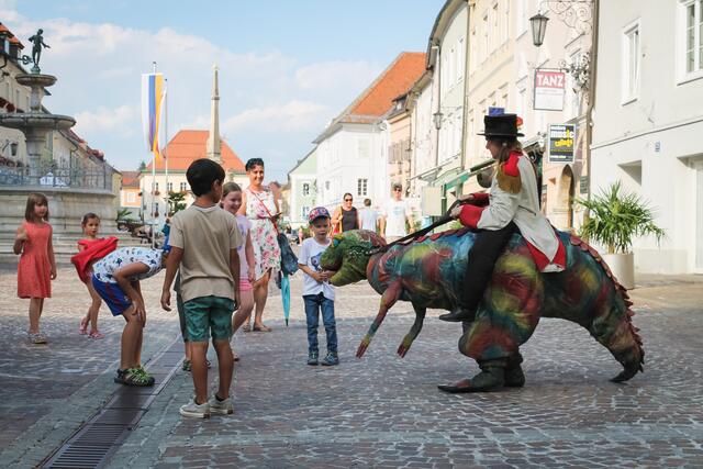 Auch für Kinder gibt es im Rahmen von "Lust auf Innenstadt" jede Menge Programm. | Foto: Stadt St. Veit