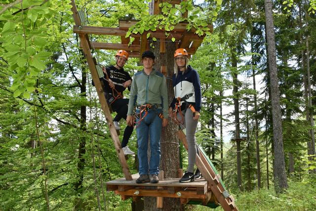 Aglaia Bechmann, Berg- und Skiführer Michael Mautz und Andrea Terkl | Foto: RMK