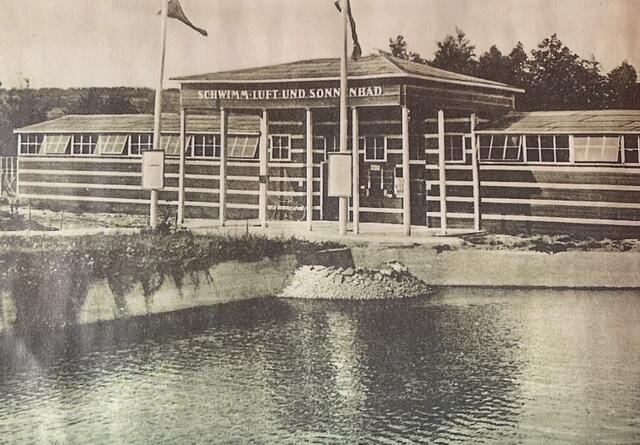 Früher wurde das Freibad in Bad Sauerbrunn als Schwimm-, Luft- und Sonnenbad bezeichnet. | Foto: Bad Sauerbrunn