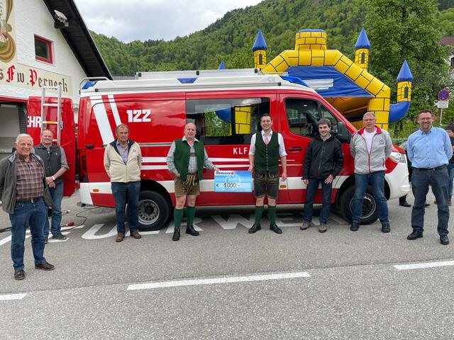 Spendenübergabe in Perneck. | Foto: ff-badischl.at