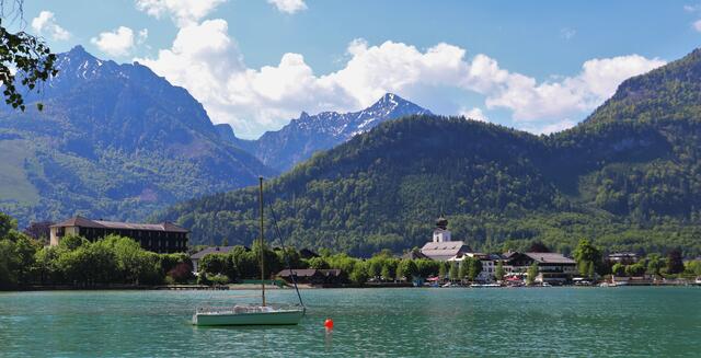 Blick nach Strobl