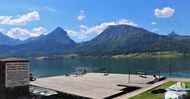 Bademöglichkeit in St. Wolfgang