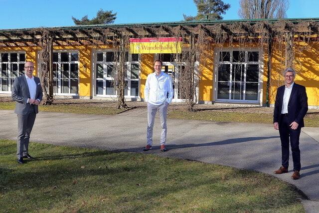 Seit 15. März 2021 ist in der Wandelhalle des EurothermenResorts Bad Schallerbach eine Teststraße installiert. | Foto: Marktgemeinde Bad Schallerbach