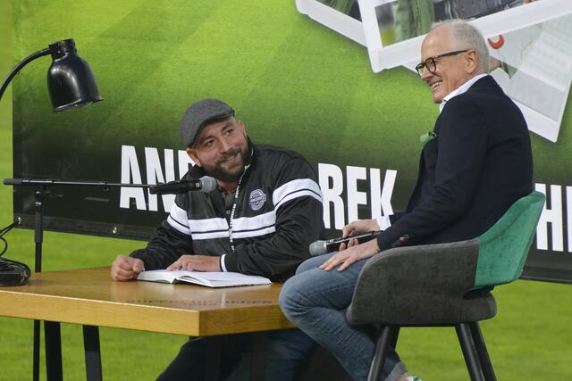 Bei der Buchpräsentation mit Christopher Seiler von Seiler und Speer.