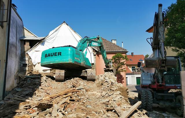 Baustelle Mondgasse | Foto: Roland Pössenbacher