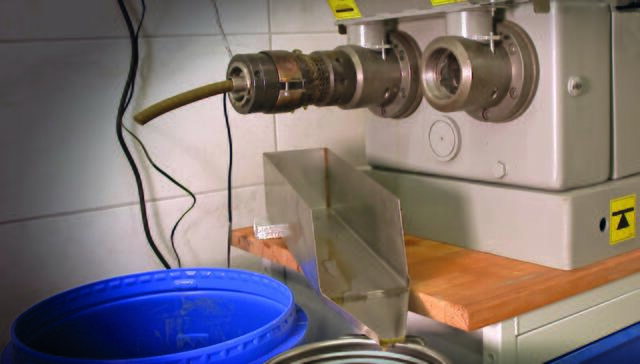 Der Presskuchen beim Ölpressen. | Foto: Privat