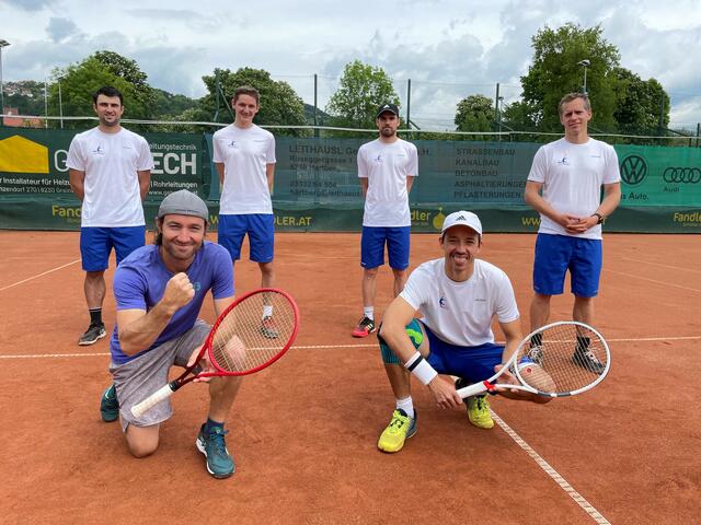 Die Hartberger Tennisspieler sind in der 2. Bundesliga auf Erfolgskurs; drei von vier Spielen wurden gewonnen. | Foto: KK