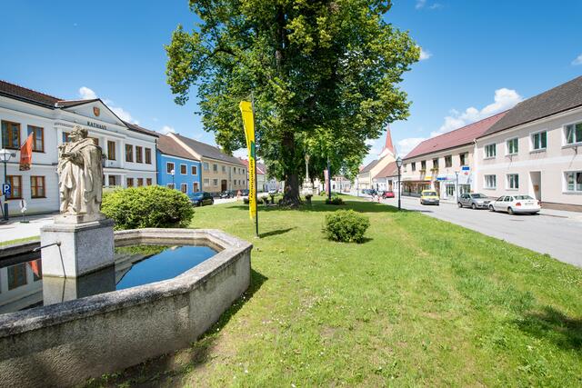 Der Marktplatz in Schweiggers