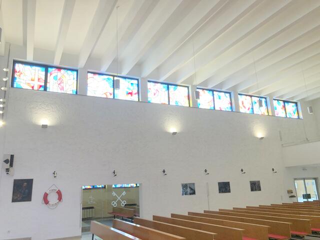 Kirchenraum nach der Renovierung