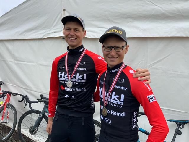 Daniel und Christian Oberngruber holten sich den zweiten und den dritten Platz. | Foto: Foto: RC BikeNext125