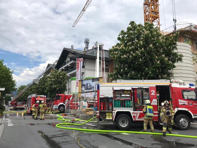 Der Brand brach im St. Johanner Obermarkt aus. | Foto: FF Bischofshofen