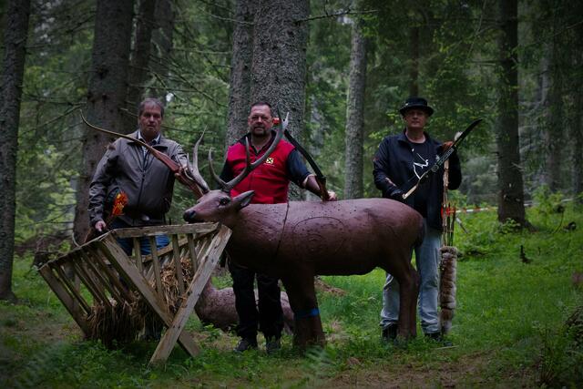 Geschossen wurde nur auf eigens angefertigte Tiere, | Foto: Baumgartner Karl